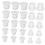 DECOMELODY 25 Stück Salzstreuer-stopper Und Ersatzstopfen Shaker Salzstreuer-stecker Wiederverwendbar Würzen Stopfen Für Pfefferstreuer Kappe Flasche Stopfen Für Salzstreuer Kieselgel Weiß