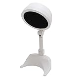 Luocute Rauchreiniger, Faltbarer Tragbarer Schreibtischluftreiniger, Rauchventilator Wieder Aufladbar mit 3 Geschwindigkeiten Höhe für die Rauchentfernung Im Innenraum Verstellbar