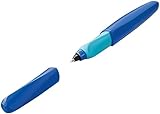 Pelikan Tintenroller Twist, universell für Rechts- und Linkshänder, Deep Blue, 1 Stück