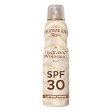 Hawaiian Tropic Hydrating Protection Sunscreen , wasserfeste Sonnencreme mit LSF 30 UVA- + UVB-Schutz, tropischer Duft, mit Sheabutter, 177 ml