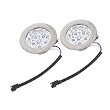 Gatuida 2 STÜCK LED Dunstabzugshauben Lampen Kaltweiß Ersatzbirnen Rundes Design Effiziente Beleuchtung Energiesparend Einfache Montage Für Küchenhauben und Geräte