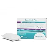 BAYROL Superflock Plus 1 kg - Flockungsmittel Pool für Sandfilter / Filterglas - Effektive Vorbeugung & Entfernung von Trübungen - Entfernt zuverlässig Phosphate & Metalle - Flockkartusche Pool