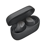 Jabra Elite 3 In Ear Bluetooth Earbuds - True Wireless Kopfhörer mit Geräuschisolierung und 4 integrierten Mikrofonen - klare Anrufe, kraftvoller Bass, anpassbarer Sound und Mono-Modus - dunkelgrau