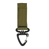 Gürtelkarabiner,Karabiner für Schlüssel,Gürtel-Schlüsselanhänger-Halter | Schnellverschluss-Gürtel, Nylon-Webgürtel, robuste Sicherheitsgurtschnalle zum Wandern, Feuerwehrgürtel