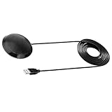 Gatuida USB Kondensatormikrofon Computer Konferenzmikrofon USB Mikrofon für Videokonferenzen Omnidirektional Plug and Play für Laptop Büro