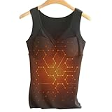 WOBBLO Thermo-Cami-Tanktop | 2-in-1-Thermounterwäsche-Oberteile mit V-Ausschnitt | Warmes und spurloses Thermo-Unterhemd mit hoher Elastizität