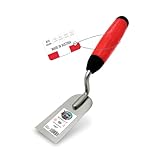 WERKFIT Profi Gipserkelle aus Edelstahl 40mm - Gipserspachtel Rostfrei - Maurerkelle mit Softgriff - Stukkateurkelle Made in Österreich (40mm)
