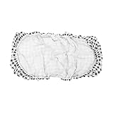 Supvox wasserdichte PVC-Flanell Tischdecke mit Elastischem Saum Abwaschbar und Ölresistent Rechteckige Gartentischdecke für Outdoor Camping Picknick