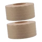 Mikikit 2 Rollen Wasseraktiviertes Kraftpapier Rahmenband Hochklebendes Einrahmungs und Verpackungsband Schutz für Kunstwerke und Bilderrahmen Einfach zu Reißen und Anzuwenden