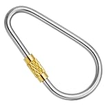 Karabiner zum Klettern, Karabinerhaken,1,93-Zoll-Hochleistungskarabiner mit ovalem Clip - Outdoor-Abschließausrüstung für Camping, Abseilen, Bergsteigen, Klettern