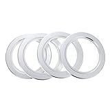 PEPLAYTAL 4Er-Box Anti- für Zuchtbox Loch Zubehör Verschachtelung Vogelzuchtbox Vogelzucht Schutzring Nestring für Vögel Vogelnest Anti-Biss-Ring Aluminium Silver