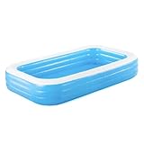 Bestway Family Pool 'Deluxe' Blau, 305 x 183 x 56 cm