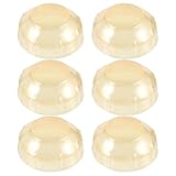 NOLITOY 6 Stück Rauchmelder Schutzkappen aus Kunststoff Fehlervermeidende Detektorabdeckungen Staubschutz für Küche und Wohnung