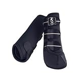 Eskadron Gamaschen Dressurgamaschen Beinschutz Pro Dressage vorne Classic Sports, Größe:Warmblut (Full), Farbe:Navy