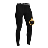 HYCOPROT Herren Thermo Unterhosen Lange Thermounterwäsche Winter Leggings Funktionsunterwäsche Skiunterwäsche Innenfleece Warme Unterwäsche Männer