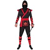 Spooktacular Creations Männer Ninja Deluxe Kostüm für Adult Halloween Dress-up-Party, Trick oder Behandlung, Cosplay-Party-XXL