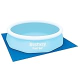Bestway PE- Bodenplane 335 x 335 cm, blau, quadratisch
