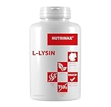 NUTRINAX | L-Lysin | 365 vegane Lysin Kapseln | hochdosiert mit 1000mg L-Lysine HCL (800mg L Lysin pro Tagesdosis) | Made in Germany | aus pflanzlicher Fermentation