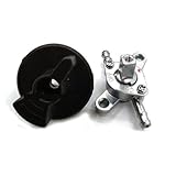 Jodriva IG770 KRAFTSTOFFVENTIL/GRIFFKAPPE, for KIPOR, IG1000S IG2000S IG2600H IG3000 KGE1000Ti Inverter ABSCHALTUNG Generator PETCOCK TAP Cock Tankdeckel(Black Cock and Cap)