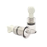 Nipple Sucker Nipple Pump Nippelsauger Brustwarzensauger mit Extra Saugkraft Brustwarzen Vergrößerung und Klitoris für Paare SM Spiele/Innendurchmesser 2.5cm / 1 Paar (2 Stück)