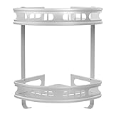 aqxreight 2pcs Duschecke Dreiecksdesign Wandmontage Aluminiumlegierung Multifunktion