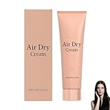 Lufttrocknende Creme – Glättende, lufttrocknende Haarcreme ohne Hitze, Anti-Frizz-Feuchtigkeitscreme für langanhaltende Feuchtigkeit, nährend und stärkend für gesundes, glänzendes Haar (1pcs)