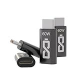 CHARGEWORX 4 Pack Lightning auf USB-C Adapter für iPhone 15/15 Pro/15 Pro Max/15 Plus, Buchse auf Stecker, 2 10 Watt, 2 60 Watt Adapter, Typ C Ladeanschlusskabel, nicht für Audio