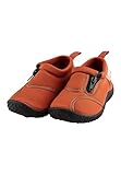 Sterntaler Badeschuhe Zipper – Mädchen Baby Aquaschuhe mit seitlichem Reißverschluss – Strukturierte Sohle – Kinder Wasserschuhe - flexibel & schnelltrocknend - Bademode - Farbe lehmbraun, Größe 22