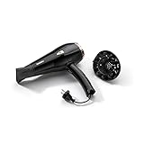 BaByliss Cordkeeper 2000 Ionic-Haartrockner D373E, einzigartige Kabeleinzugsfunktion Im Griff, 2000 Watt schwarz