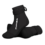 XUKER Neoprensocken, 3 mm, für Strand, Volleyball, Sand, Fußball, Neoprenanzug, Tauchen, Surfen, Schnorcheln, Kajakfahren, Rafting, Segeln, Paddeln, niedriger Schnitt