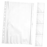 Angoily 200 Stück Beutel mit losen Blättern büroartikel büromaterial folders Dokumenten Organizer schnell hefter Ordner für das Büro Schutz verschleißfeste Aktentaschen Schülerordner pp