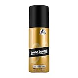 Bruno Banani Fragrance Man's Best Deo-Bodyspray, Körperspray mit sinnlich-orientalischem Herrenduft, 24h lang anhaltend, 150 ml