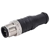 Grcfumo M12 2000 männlicher Terminierungswiderstand, männlicher Widerstands -Terminator, Strudy Metal Male Terminationswiderstand für Netzwerke