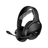 HyperX Cloud Jet – Dual Wireless Gaming Headset, 2.4GHz & Bluetooth, PC, Mac, PS5, PS4, Mobile, 40mm Treiber, 25 Stunden Akkulaufzeit, Swivel-to-Mute Mikrofon, Leichtes Design, Schwarz