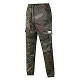 Generisch Camouflage Cargohose Herren Baumwolle Wanderhose Taktische Hose Outdoorhose Casual Tarnhose Outdoor Trekkinghose Wander Funktionshose Arbeitshosen