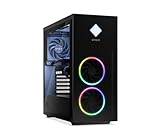 OMEN Gaming PC GT21 40 L | Intel Core i9-13900K | Kingston FURY 32GB DDR5-4400 MHz XMP RGB RAM | 1TB SSD + 2TB HDD | NVIDIA GeForce RTX4070 Ti | Windows 11 Home | Schwarz | Seitenfenster | RGB-Lüfter