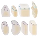 Blasenpflaster Ferse Hydrokolloid Pflaster, 32 Stück Gel Pflaster Blasenprävention, Ferse Blasenpflaster Wandern für Zehen und Finger Vorfuß Ferse Fersenschutz Schutzhaut (8 Arten)