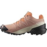 Salomon Speedcross Damen Trail-Laufschuhe, Outdoor-bereit, Stabilität, Passform, Cameo Brown, 38 2/3