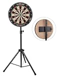 Professionelles Dartscheibe Ständer,Ständer für Dartscheibe, Stufenlos höhenverstellbar，Heavy Duty Dartboard Standard