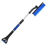 Generisch Schneekratzer Für Auto - Ergonomischer Griff, Ausziehbar und Abnehmbare Schaufel | Teleskopierbarer Auto-Eiskratzer mit Schneebürste,Winter Reinigung Von Windschutzscheibe Und