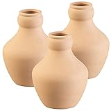 Royal Gardineer Bewässerungskugel: 3er-Set Terracotta-Bewässerungskugeln für Gartenbeete, 1 Liter (Olla Bewässerung, Bewässerung Terrakotta, Gewächshaus)