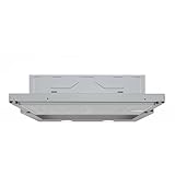 NEFF D46BR22X2, N 30, Flachschirmhaube, 60 cm, Made in Germany, LED-Licht, Integriertes On und Off, sehr leise, leistungsstark, Silbermetallic