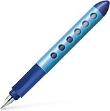 FABER-CASTELL 149847 - Schulfüller Scribolino, für Rechtshänder, Feder A, blau, 1 Stück