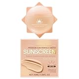Getönte Sonnencreme - Lichtschutzfaktor 50 Sonnenschutz Creme - 50ml Mattierender Sonnenschutz Für Tägliche Nutzung, Sport, Make-up, Urlaub, Schwimmen, Wandern & Sommeraktivitäten