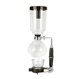 AIZYRLYR Siphon-Kaffeemaschine, Vakuum-Kaffeebereiter Glas-Kaffeebereitungsset Kaffeekessel-Set Für Zuhause, Cafés Und Büros