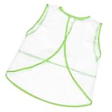 HOODANCOS 1Stück Malschürze Ärmellos mit Taschen Wiederverwendbare Schürze für Basteln Schützt Kleidung vor Aquarell und Flecken für Zuhause und Schule