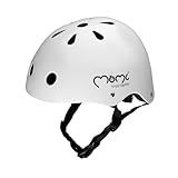 MoMi Mimi Kinderhelm verstellbar, Kopfumfang 47 – 58 cm (1-4 Jahre), stoß- und schlagfester Fahrradhelm für Kinder, 11 Lüftungsöffnungen, Schaumstoffpolsterung, Einstellbarer Kinnriemen