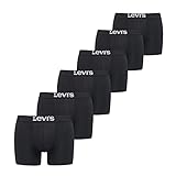 Levi's Herren Boxer, Black, XL (6er Pack)