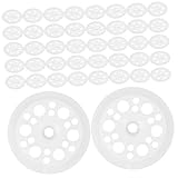 TOPBATHY 200 Stück Dichtungsschrauben Schlüsselloch Verschlussschloss Und Unterlegscheibe Nylon Abstandshalter Stahlscheiben Gipskarton Quetschscheibe Ölablassschraube