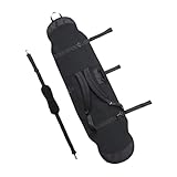 QUXVUIS Snowboardhülle, Skitasche, Schultertasche, Reiseetui mit fortschrittlicher Snowboard Schutztechnologie für Transport und Aufbewahrung, Schwarz, EIN­hundert­fünf­und­fünfzig